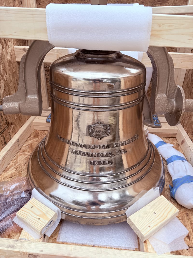 Chapel bell at The Chapel at Wimberley