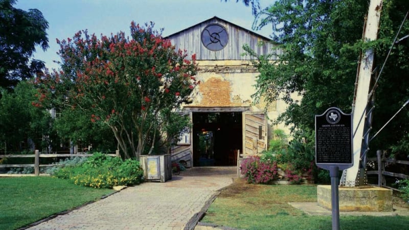 Gristmill restaurant in downtown Gruene
